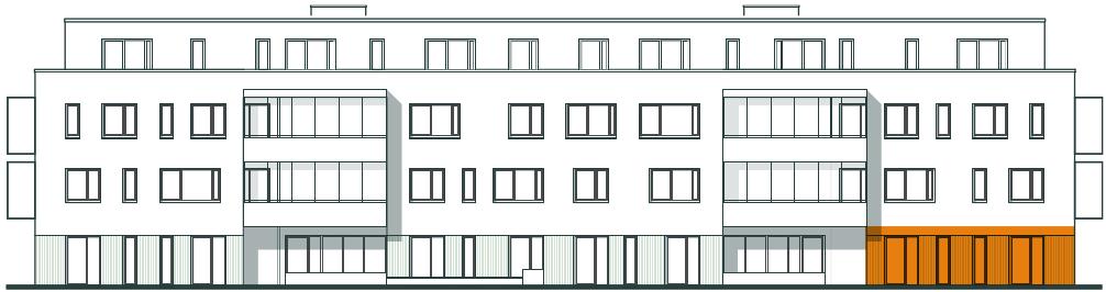 Frontansicht Wohnung 1