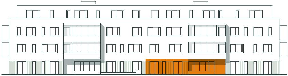 Frontansicht Wohnung 2