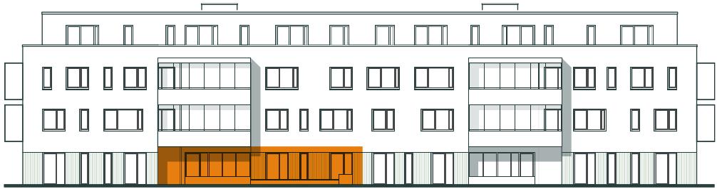 Frontansicht Wohnung 5