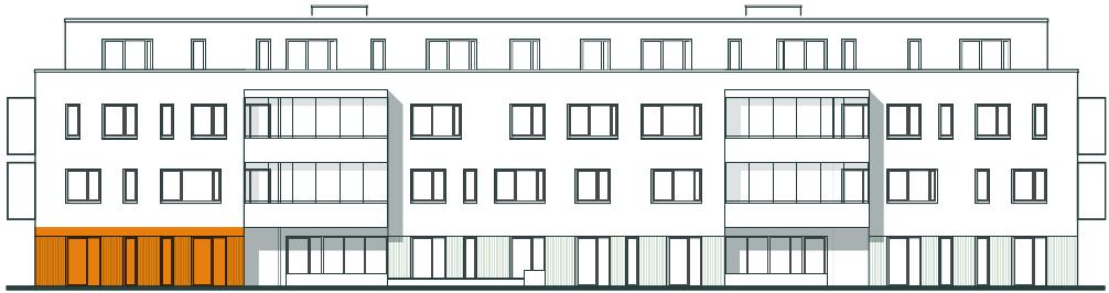 Frontansicht Wohnung 6