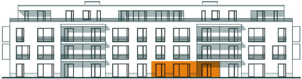 Frontansicht Wohnung 8