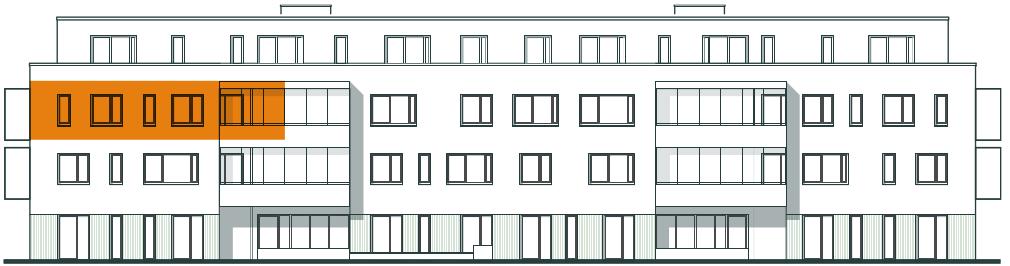 Frontansicht Wohnung 5